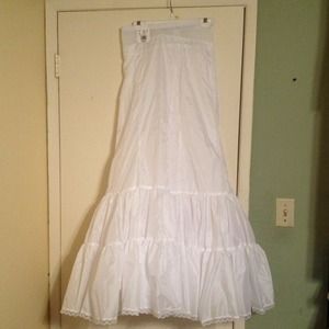 RESERVED Davids Bridal UnderSlip Fit & Flare Dress