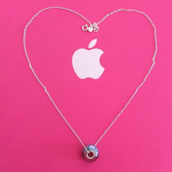 elegant necklace  ---blue/green