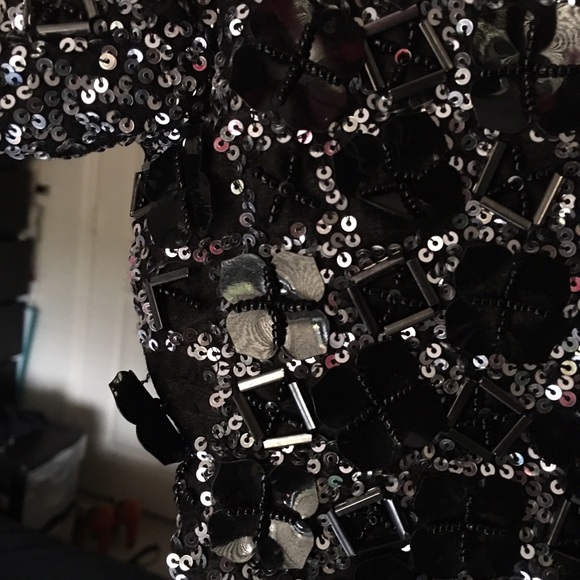 REDUCED ASOS 60's Embellished Shift Dress 6 - Picture 4 of 4