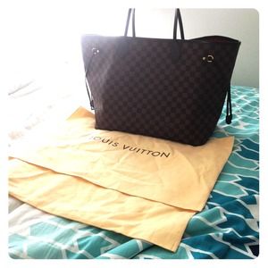 💯 Authentic Louis Vuitton Damier Ebene GM