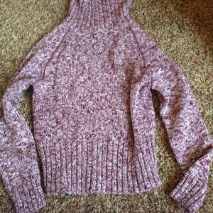 Turtleneck knit sweater
