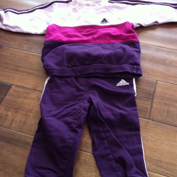 Girl's Adidas jogging suit