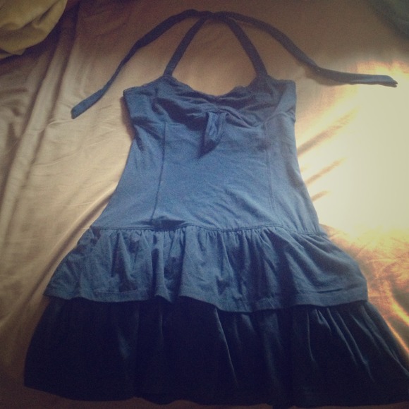 Navy blue summer dress