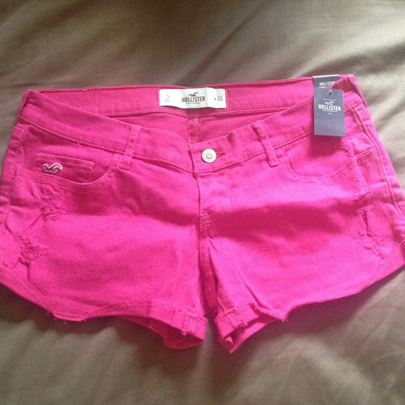 Hot pink shorts