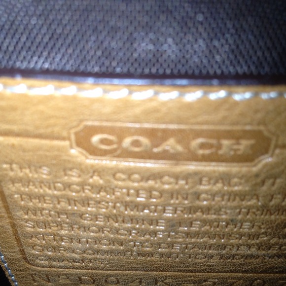 Authentic Coach Large Tote