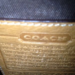 Authentic Coach Large Tote