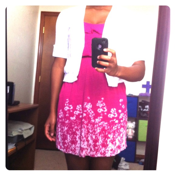 Pink Floral Dress