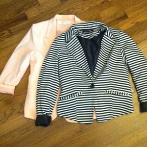 Bundle- 2 forever 21 blazers - peach and striped