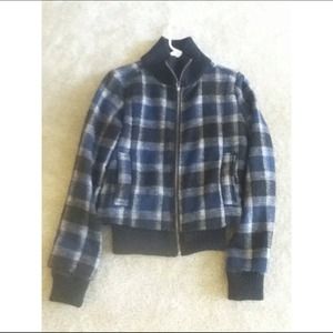 Plaid flannel jacket