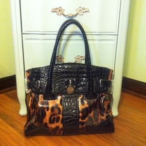 New York & Company Leopard Purse