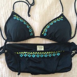Abercrombie & Fitch navy bikini