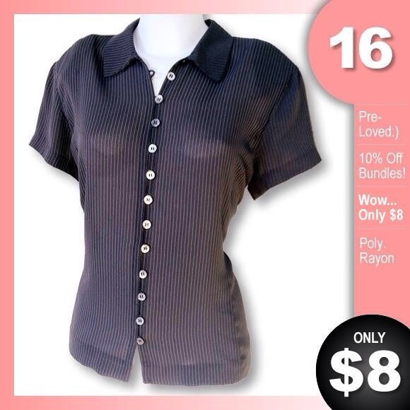 Grey Blouse by JONES NEW YORK