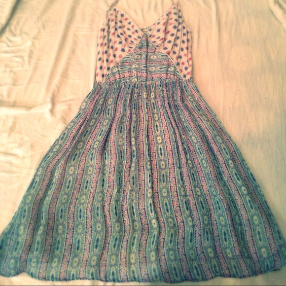 Printed chiffon dress