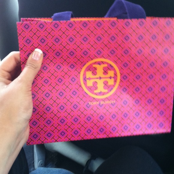 Authentic tory burch gift bag