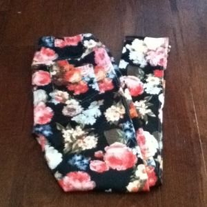 floral leggings