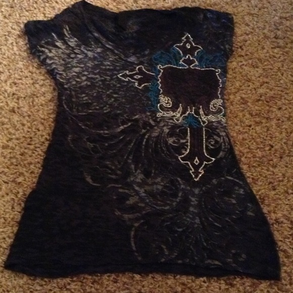 Xavier Black Top Size Small Gently used - Picture 1 of 4