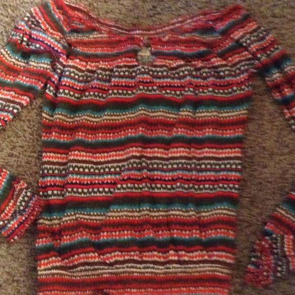 Lucky Brand Long Sleeve Top Size Small Gently Used
