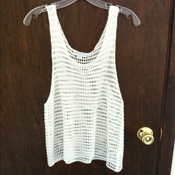 White Knit Tank top