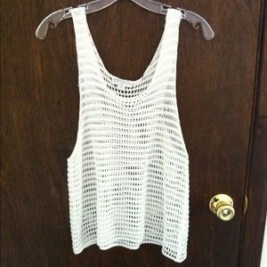 White Knit Tank top