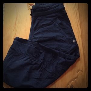 Lululemon Black Studio Crop