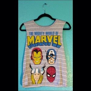 🚫SOLD🚫Marvel superheroes muscle tee🚫SOLD🚫