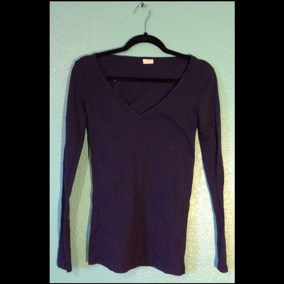 Navy, Victoria's Secret long sleeve shirt