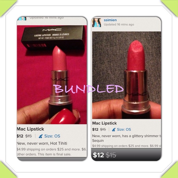 🔴BUNDLED Mac Lipstick