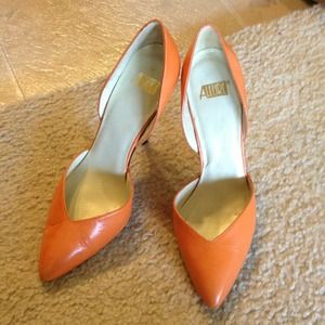 vintage peach and purple pumps - bundle