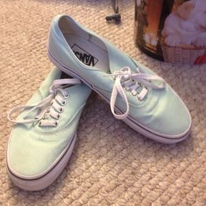 Teal vans