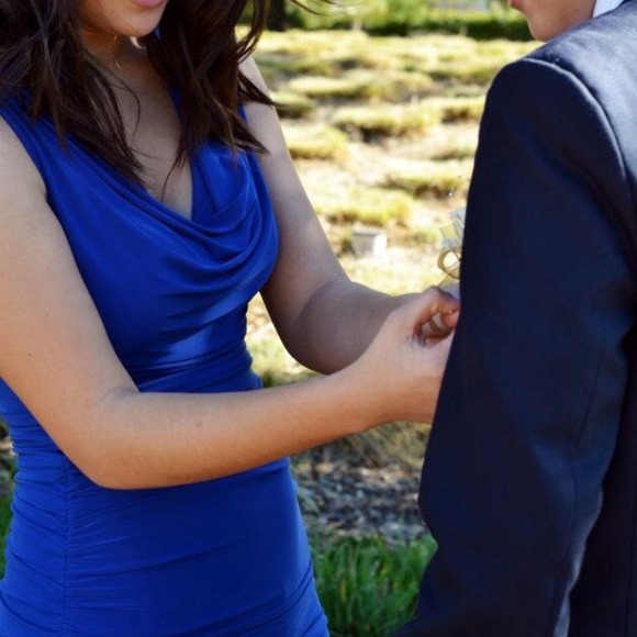 Royal blue formal dress - Picture 3 of 4