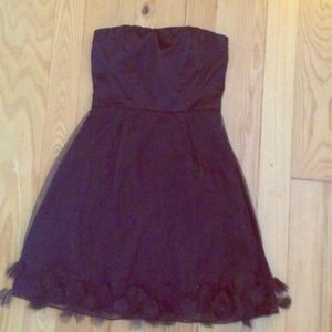 Adorable silky black formal dress!