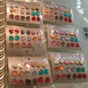 $5 stud heart earrings