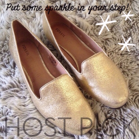 Fossil Shoes - 🌟SALE🌟⬇️⬇️Fossil Gold Loafers, Size 9