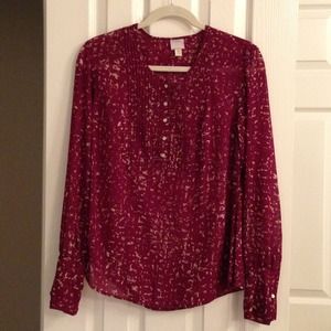 Raspberry blouse