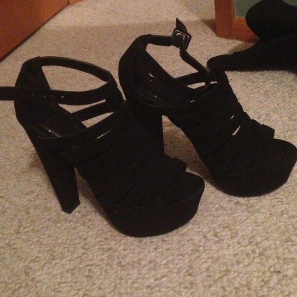 3inch sexy black heels