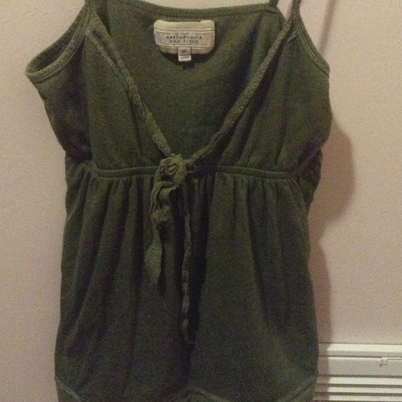 Cute green Abercrombie tank top!