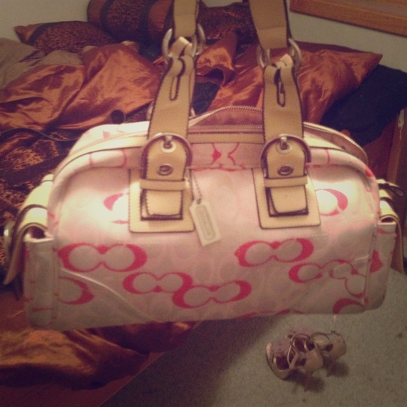 Pink Coach Purse