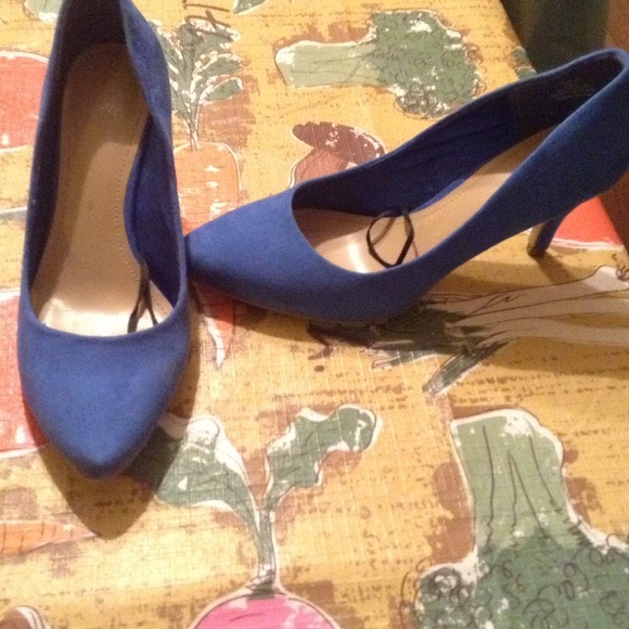 Blue Swade heels