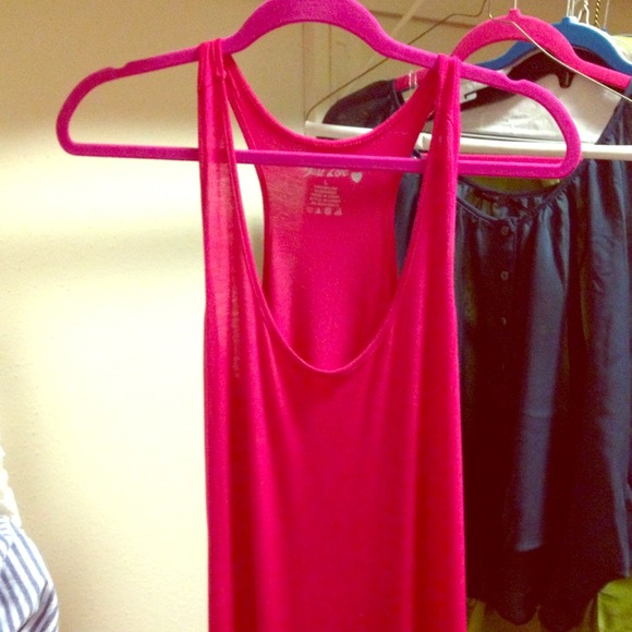 Hot pink maxi dress
