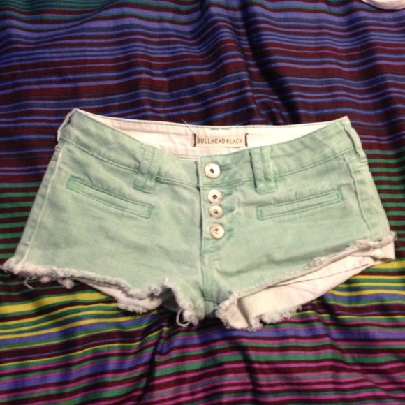 Bullhead teal shorts!! From pacsun!