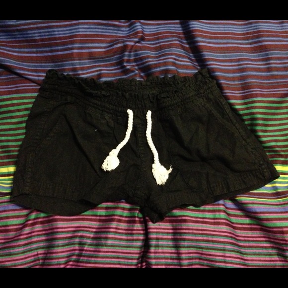 Roxy cotton drawstring shorts pac sun