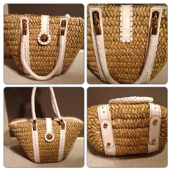 MICHAEL Michael Kors Handbags - Michael Kors Santorini Straw Tote