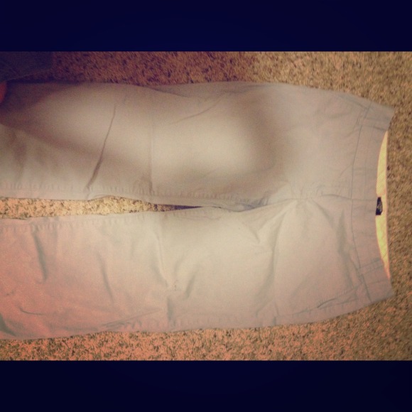 Gray pants :)