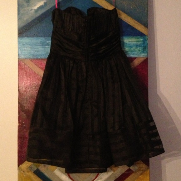 🎀✨😍Betsey Johnson black sweetheart dress size 9 - Picture 2 of 3