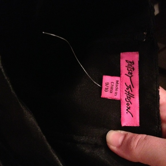 🎀✨😍Betsey Johnson black sweetheart dress size 9 - Picture 3 of 3