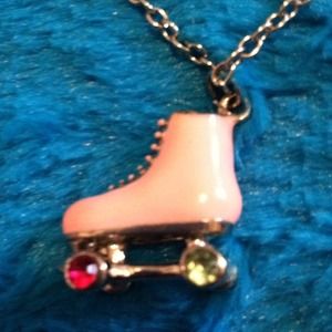 Roller skate necklace (Claire's)