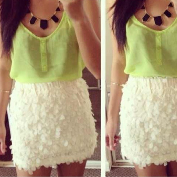 White skirt RESERVED