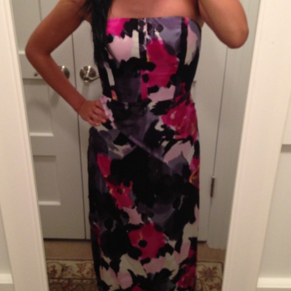 Banana Republic floral gown