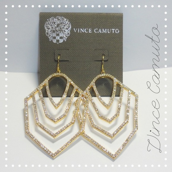 *Reduced*Vince Camuto 'Speakeasy' Chevron Earrings