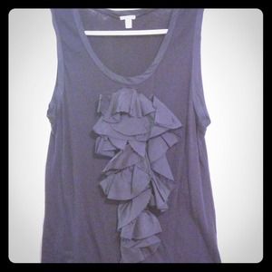 J. Crew Ruffle Tank